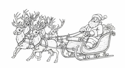 Fototapeta premium Santa claus