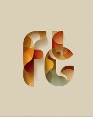 Abstract Geometric FC Logo Design