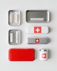 First Aid Kit Contents Still Life