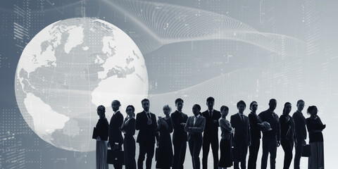 global, business, human resources, people, person, network, teamwork, multinational, company,...
