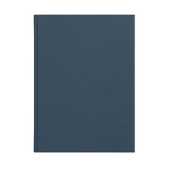 Blank dark blue book cover for mockup