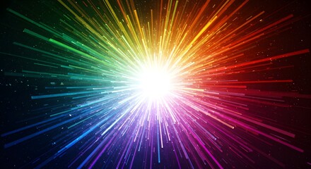 Abstract pop modern colorful background with the explosion of colors to the beat