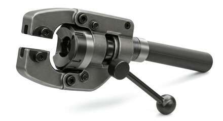 Industrial metal hand tool, angled view