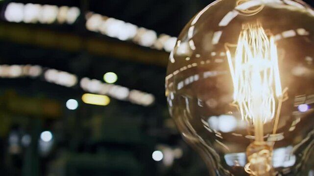 Vintage edison style lightbulb