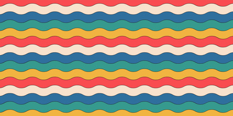 Collection of 70s poster, banner, cover, card. background . Set of retro wall decoration, groovy, trippy, colorful line. Vintage hippie wall art for interior, decorative, dots flayer simple and trendy