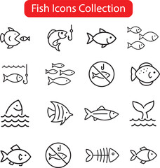 Fish Icons Collection © RahmanGraphic