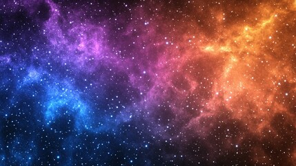 Detailed view of a vibrant nebula and countless stars in the cosmos.