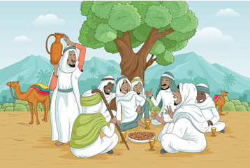 Gathering Under the Desert Tree
