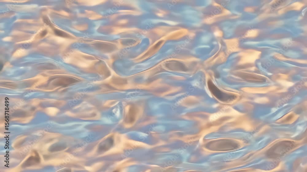 Poster ethereal ripples create a mesmerizing abstract background with shimmering metallic iridescence for s