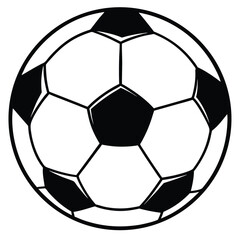 Obraz premium Classic soccer ball design isolated on white background isolated on transparent background