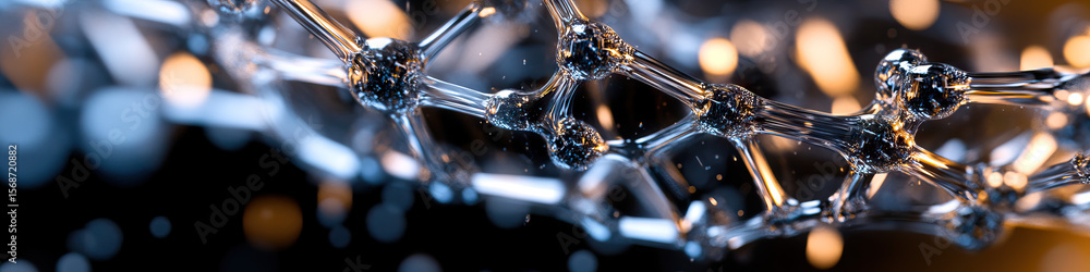 Aufkleber three-dimensional molecular structure rendering
