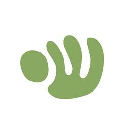 abstract organic shape vector