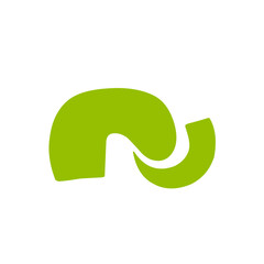 abstract organic shape vector