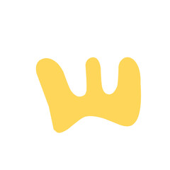 abstract organic shape vector