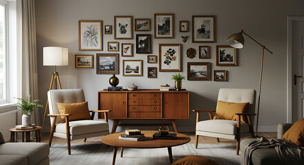 Fototapeta premium living room interior