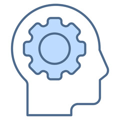 Experience Blue Icon Element For Design