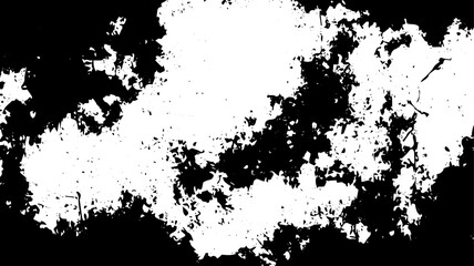Fototapeta premium High Contrast Grunge Texture with Eroded Splatter and Rough Edges