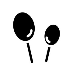 balloons glyph icon