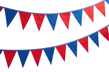 Obraz premium 4th july independence day bunting flag