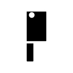 cleaver glyph icon