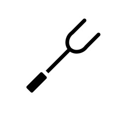 fork glyph icon