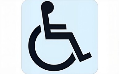 wheelchair, disability - symbol, pictogram, icon. High quality