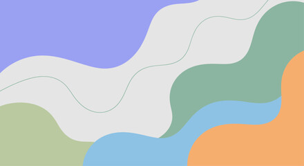 Artistic flowing abstract backdrop design featuring gentle earth tone colors