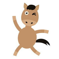 馬、笑顔