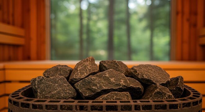 Finland sauna stone