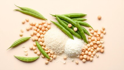 :"Soybean Pods and Edamame with Granulated Soy Lecithin and Mixed Soybeans"
