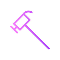 hammer gradient icon