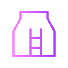 line chart gradient icon