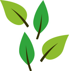 Flying Leaves Illustration