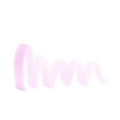 Light Pink Crayon Texture Scribble, Soft Pastel Hand-Drawn Shading on a White Background. Pencil strokes isolated on a transparent background