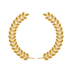 Laurel wreath vector icon