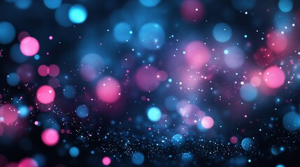 Abstract Bokeh Lights Background for Digital Design, Web, and Print