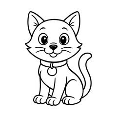 Cute Kitten Sitting