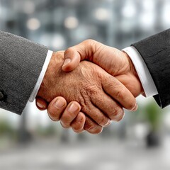 Business handshake, agreement