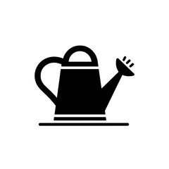 Obraz premium Watering can silhouette, Watering can vector