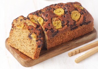 Banana cake is a cake made using bananas as the main ingredient and a typical cake ingredient