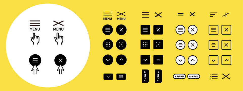 Hamburger Menu Icon &ndash; Mobile UI Navigation for Responsive Web Design / ハンバーガーメニュー・スマホ用UIナビ