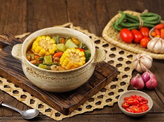 Sayur Asam or Sayur Asem is a type of vegetable dish that is typical of Indonesia