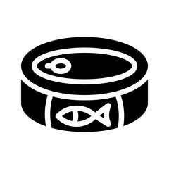 icon sardine with style glyph