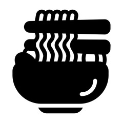 icon noodles with style glyph