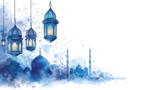  Eid Mubarak and Ramadan Kareem greetings with islami