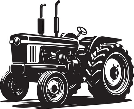 tractor vector illustration, tractor icon, tractor vector on a white