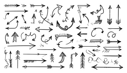 Collection of hand-drawn arrows (1)