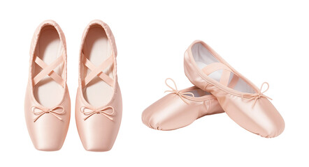 Obraz premium soft Ballet Flats with Ribbons