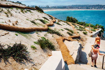 Bronte Beach with its clear waters is a small and popular recreational beach; for surfers and...