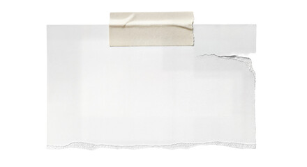 various pieces of masking tape isolated with clipping path on a white background.